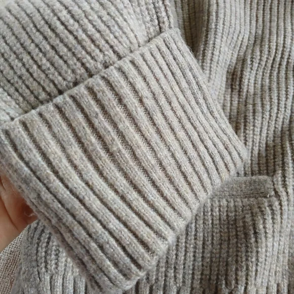 a&f ♡ collared cardigan soft chenille button down sweater abercrombie and fitch - Picture 7 of 11